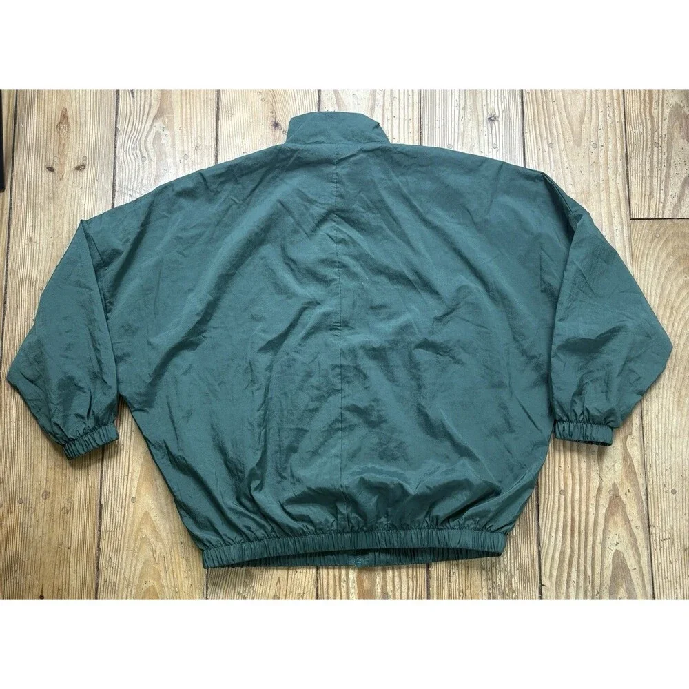 Nike Sportswear Essential Woven Jacket Green Size Medium Big Center Swoosh